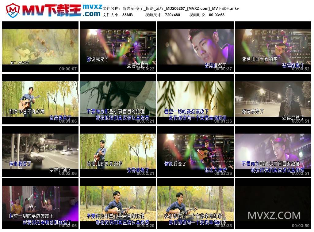 高志军-变了_国语_流行_MD206257